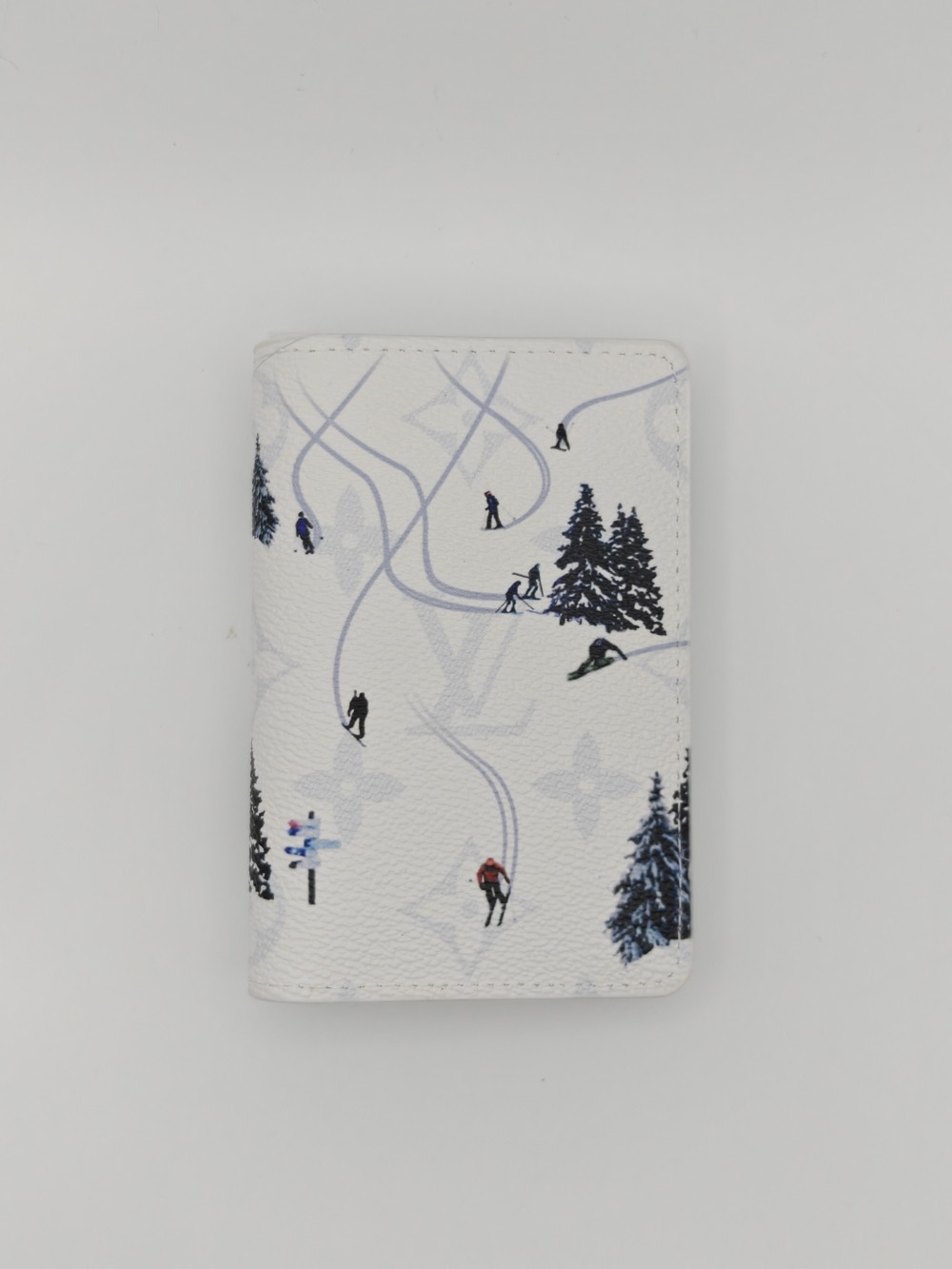 Louis Vuitton White Ski Pocket Organizer Wallet
